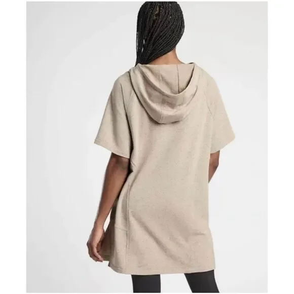 NWOT ATHLETA Cabana Nep Tunic Pool Beach Pullover Hoodie Coverup Size Small - Picture 3 of 4